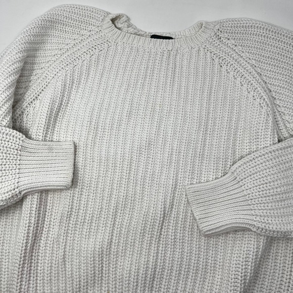 J.Crew Other - Vintage J.Crew Oarsman Mens XL Heavy Knit Fisherman Sweater Ivory White